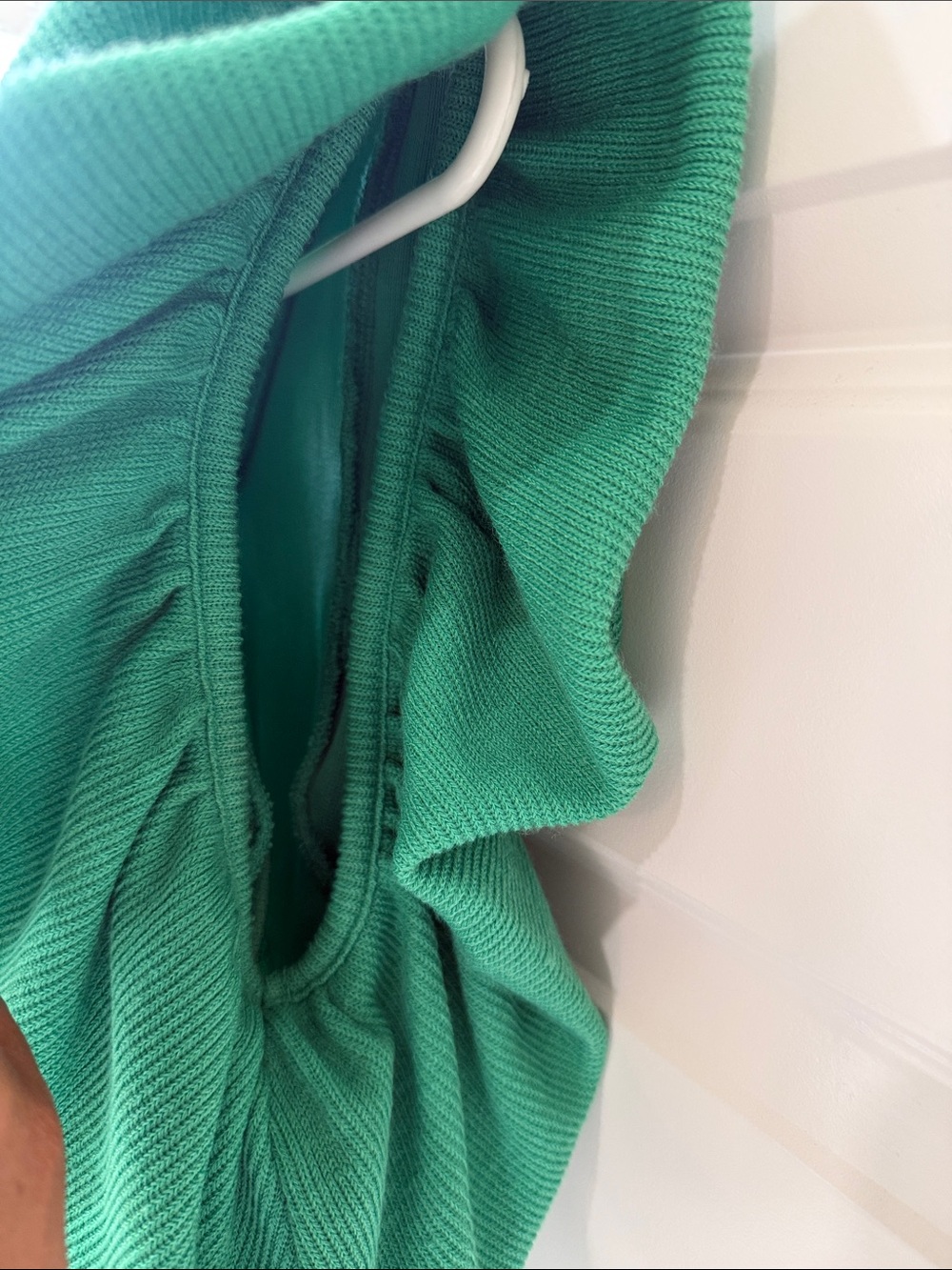 THML Emerald Ruffle-Sleeve Knit Top - Picture 3 of 5